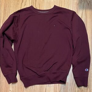 Champion Women's Maroon Crewneck Sweater